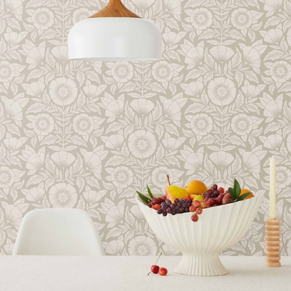 Hygge & West Wallpaper Sticker  982001 White 1 Double Roll 27" by 30' Conservato